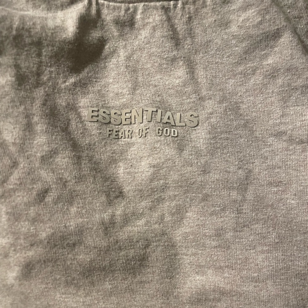 Essentials Gray Short Sleeve Tee